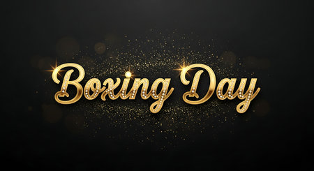 Bubble day. Gold lettering on black background. Vector illustration.の素材