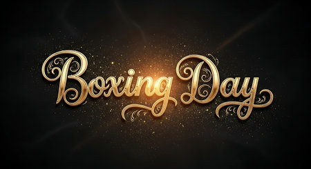 Bonjour Day golden text on black background. Vector illustration.の素材