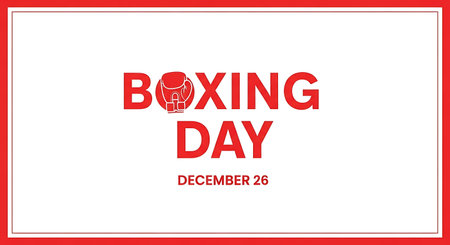 Boxing Day. Vector illustration. Design element for poster, card, banner, flyer.の素材