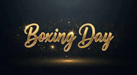 Bonjour day. Golden lettering on dark background. Vector illustration.の素材