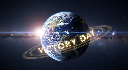 I love you dad text on planet earth 3D rendering elements of this image furnished by NASAの素材