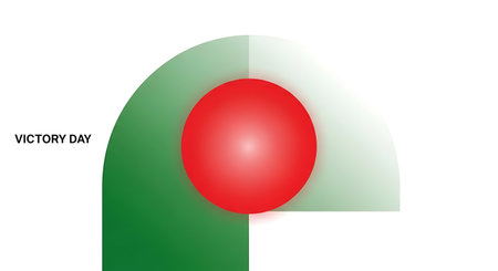 Flag of Bangladesh, template for the award design. Vector illustration.の素材