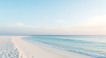 Beautiful beach and sea landscape background - Vintage Filter and Boost up color Processingの素材