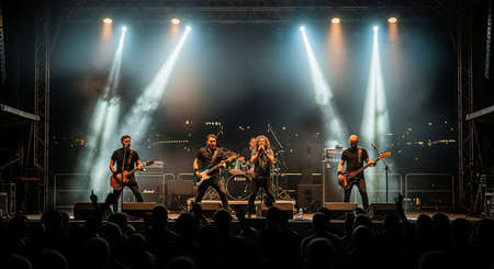 The Kieler Woche is performing on the HÃÂ¶rn Stageの素材