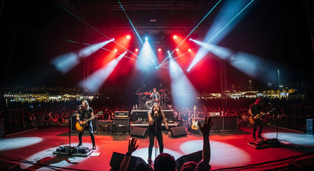 The Kieler Woche is performing on the HÃÂ¶rn Stageの素材