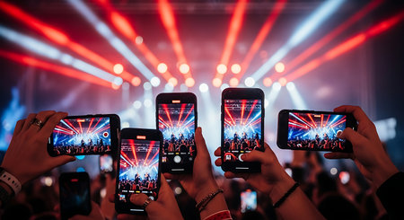 Group of young asian people having fun together at night club.の素材