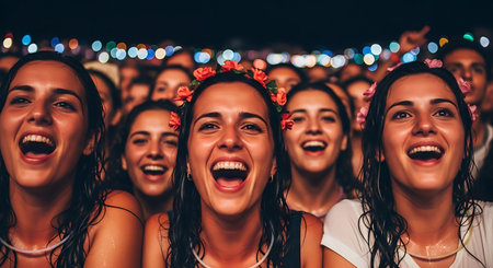 The Kieler Woche is performing on the HÃÂ¶rn Stageの素材