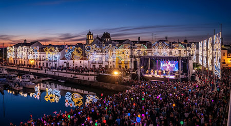 Close up portrait of a group of young people dancing in a nightclub.の素材