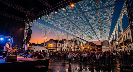 The Kieler Woche is performing on the HÃÂ¶rn Stageの素材