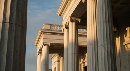 United States Supreme Court building in Washington DC, United States of Americaの素材