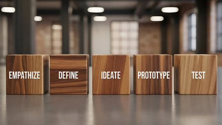 Wooden cubes with word Employee DEVELOPMENT, DEVELOPMENT and DEVELOPMENT in officeの素材