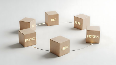 3D rendering of cardboard boxes connected to a network on white backgroundの素材