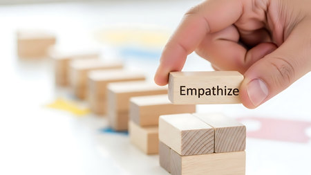 FRENCHABLE word on wooden cubes with hand. Business conceptの素材