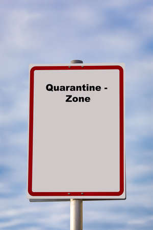 rectangular sign with red frame with plenty of space for textの写真素材