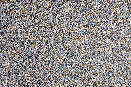 surface with thousands of small stonesの写真素材