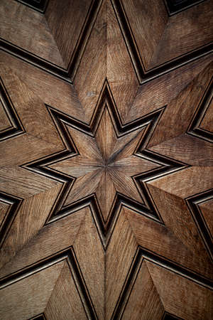 brown wooden texture with stars