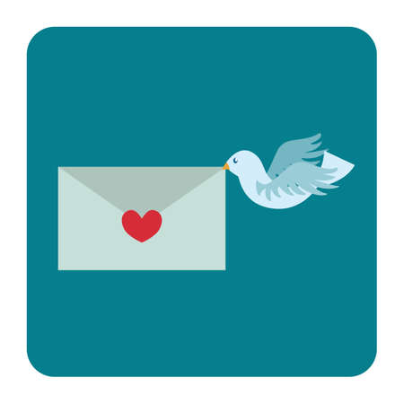 Media Icon - Love Letterのイラスト素材