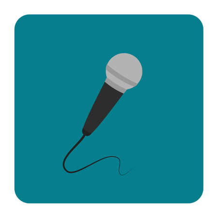 Media icon - microphoneのイラスト素材