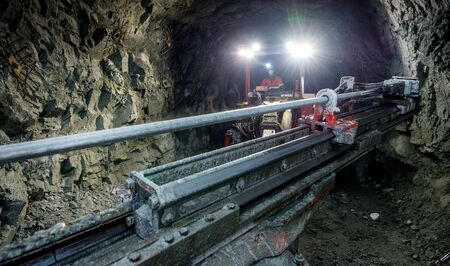 Gold mining underground