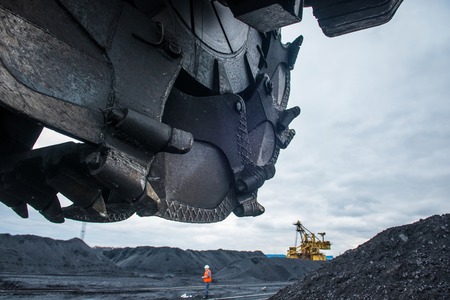 Coal mining industryの写真素材