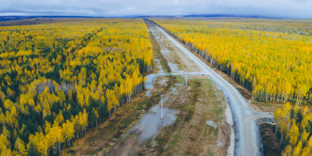 oil pipe russiaの写真素材