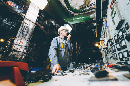 power plant worker