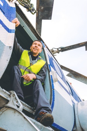 airport worker supportの写真素材