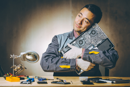 service repair electronicsの写真素材