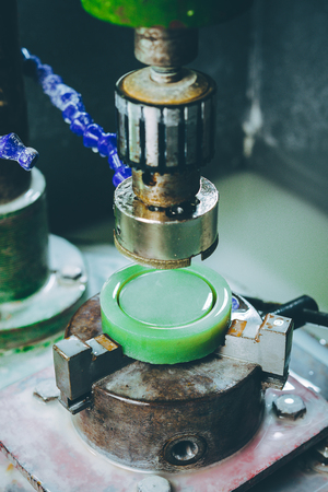 greenstone industrial jeweleryの写真素材