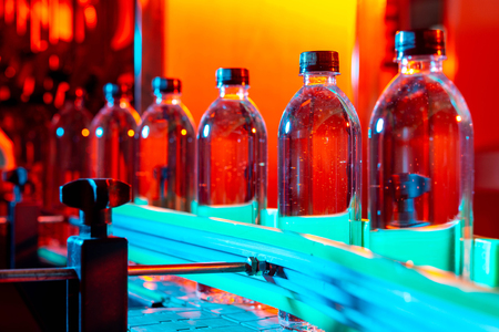Water bottling line for processing and bottling pure spring water