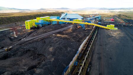 Coal mining from above industry