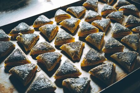 cookie making factory bakery fresh cook biscuitの写真素材