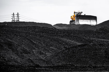 coal mining pile vehicle port