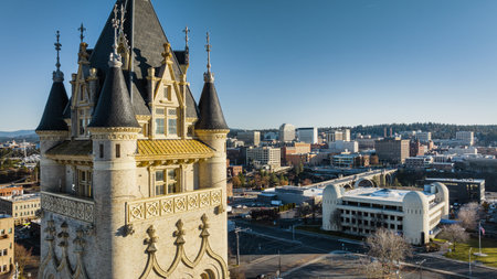 spokane superior courthouse government buildingの写真素材