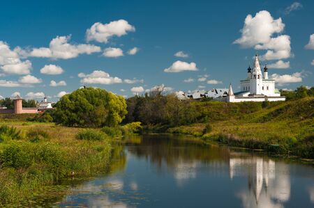 Ancient Russian Church shot in summer day, Suzdalの写真素材