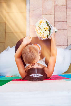 beautiful kissingの写真素材