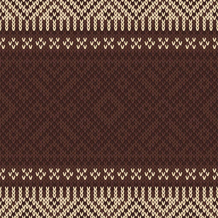 Seamless pattern on the wool knitted textureのイラスト素材