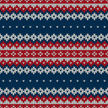 Winter Holiday Seamless Patternのイラスト素材