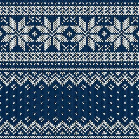 Christmas Sweater Design. Seamless Patternのイラスト素材