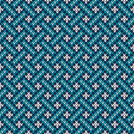 Knitted Sweater Design. Seamless Patternのイラスト素材