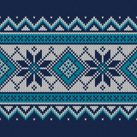 Seamless Pattern on the Wool Knitted textire. EPS availableのイラスト素材
