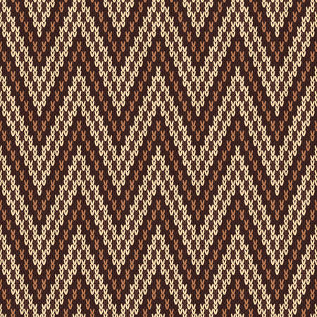 Traditional Fair Isle Pattern. Seamless Knitting Ornamentのイラスト素材