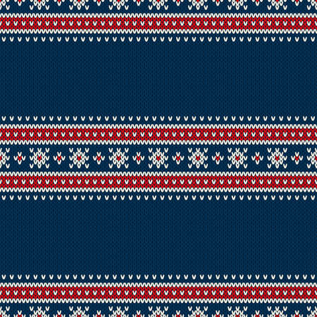 Wool knitted pattern.のイラスト素材