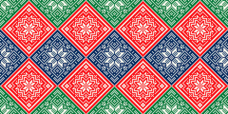 Winter holiday in seamless patternのイラスト素材