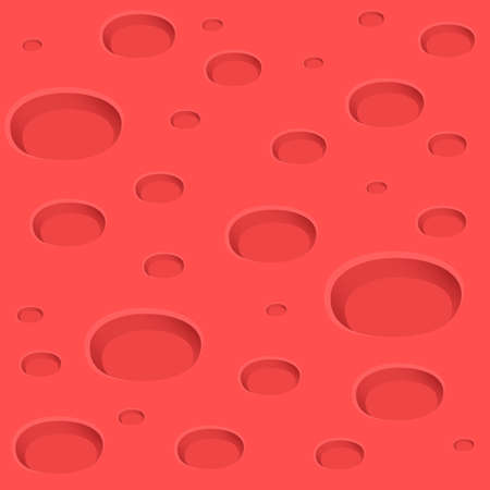 Isometric planet surface seamless patternのイラスト素材