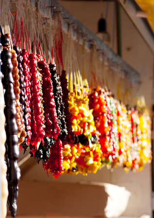 Colorful georgian sweets on a counterのeditorial素材
