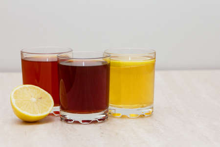 KOMBUCHA BLUEBERRY APRICOT UNFLAVORED.の写真素材