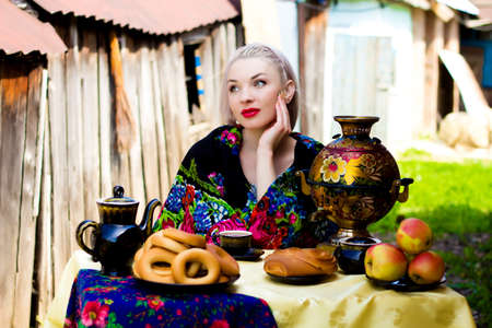 Russian girlの写真素材