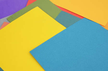 colored paperの写真素材