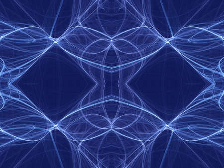bright abstract blue plasma, high frequency field in space. Cosmic energy from stars and galaxies....